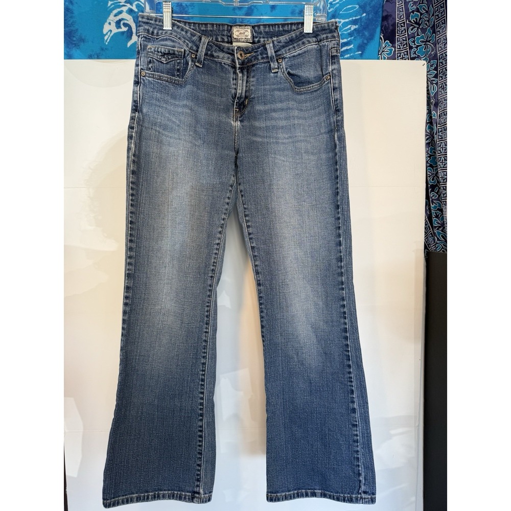 Levi's 545 Low Bootcut Denim Blue Jeans Women's Size 8